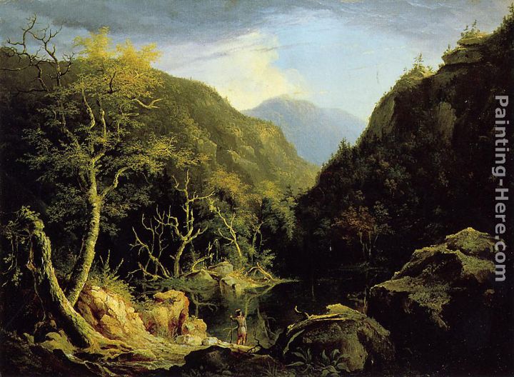 Autumn in the Catskills painting - Thomas Cole Autumn in the Catskills art painting